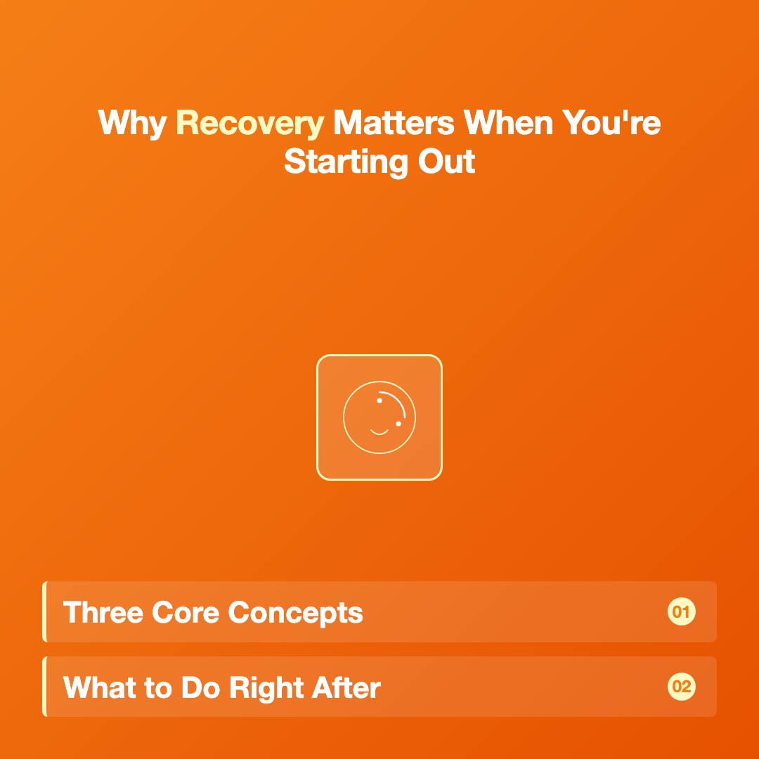 Why Recovery Matters When You're Starting Out - beginner fitness recovery tips