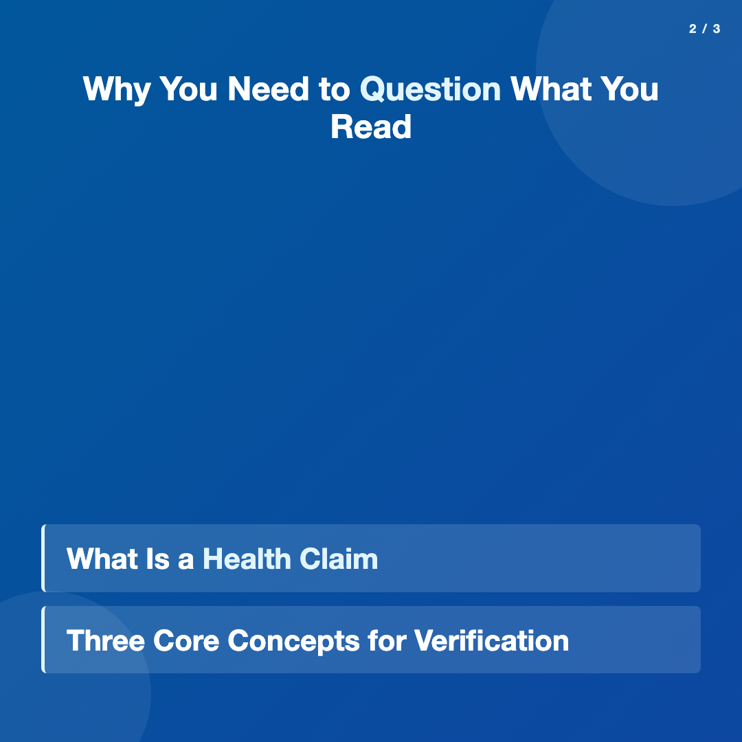 How to Read Health Claims Online Without Getting Misled image 2