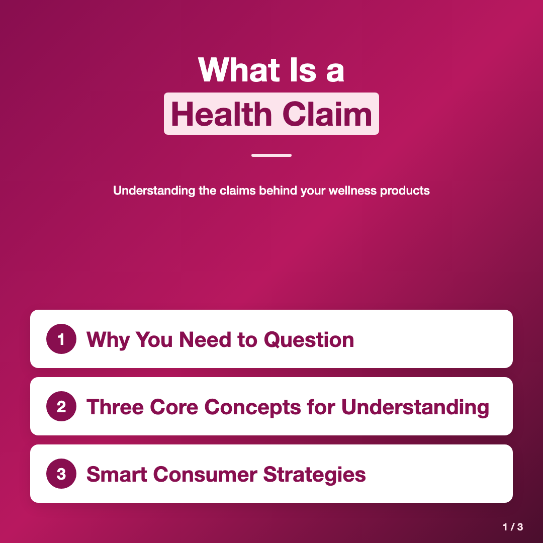 What Is a Health Claim - how to read health claims online