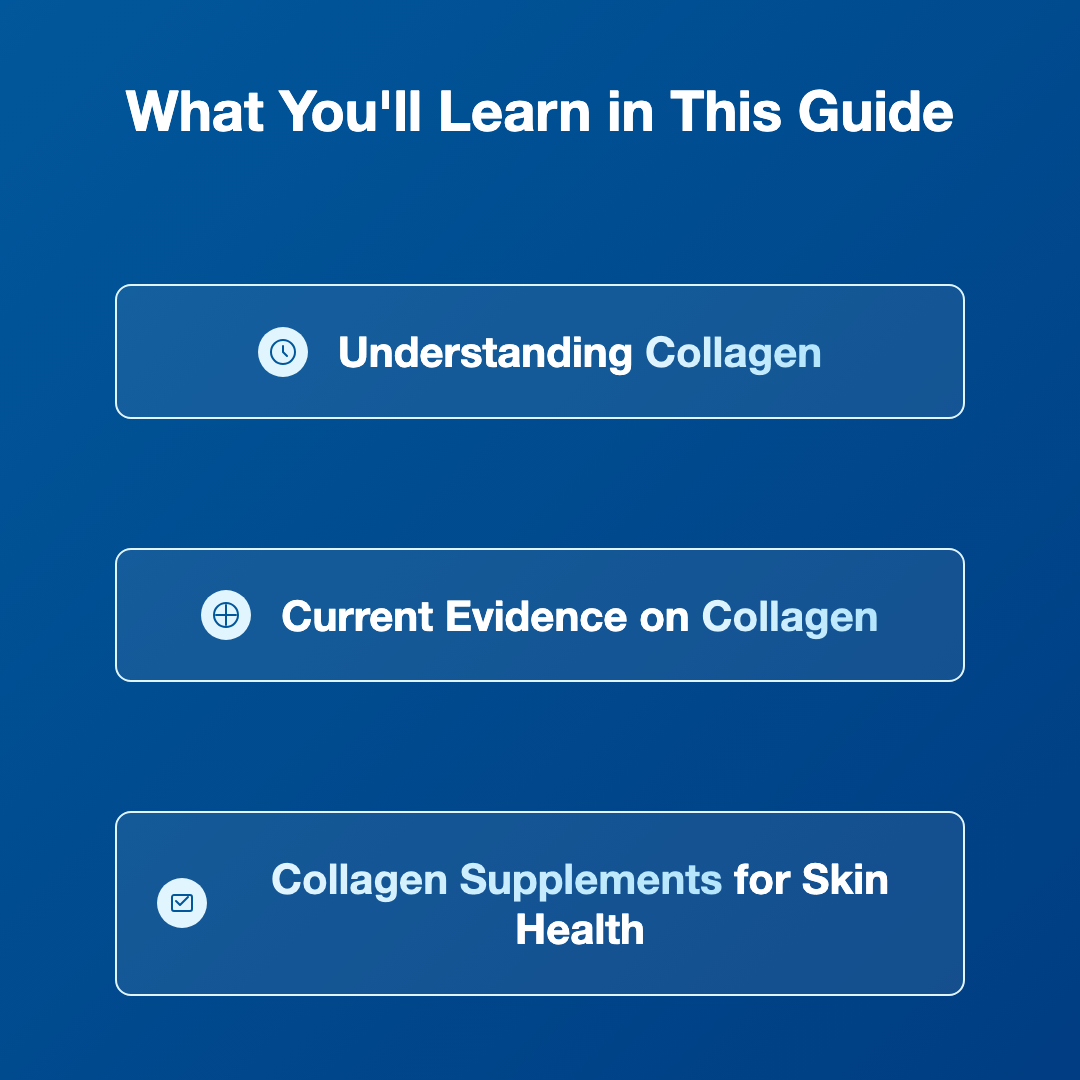 What You'll Learn in This Guide - collagen supplements for skin health