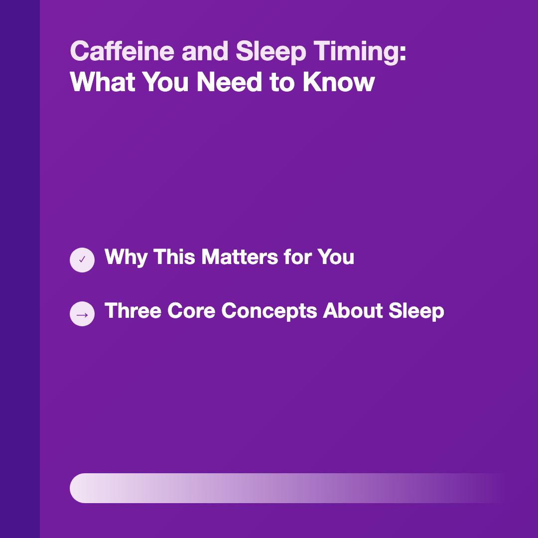 What Is Caffeine and Sleep Timing? - caffeine and sleep timing