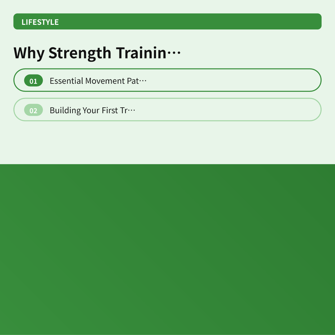 Why Strength Training Matters Beyond Muscle Building - strength training for beginners