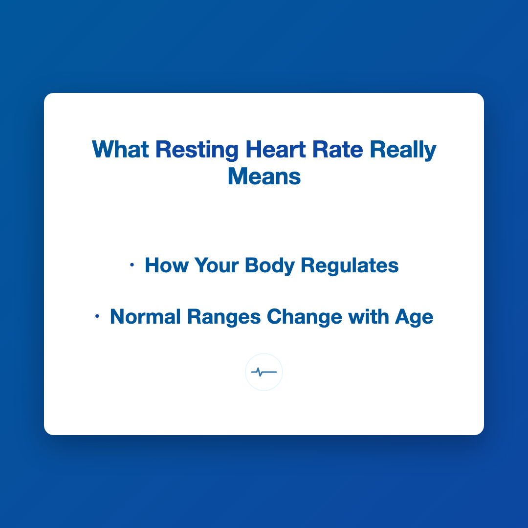What Resting Heart Rate Actually Measures - resting heart rate meaning