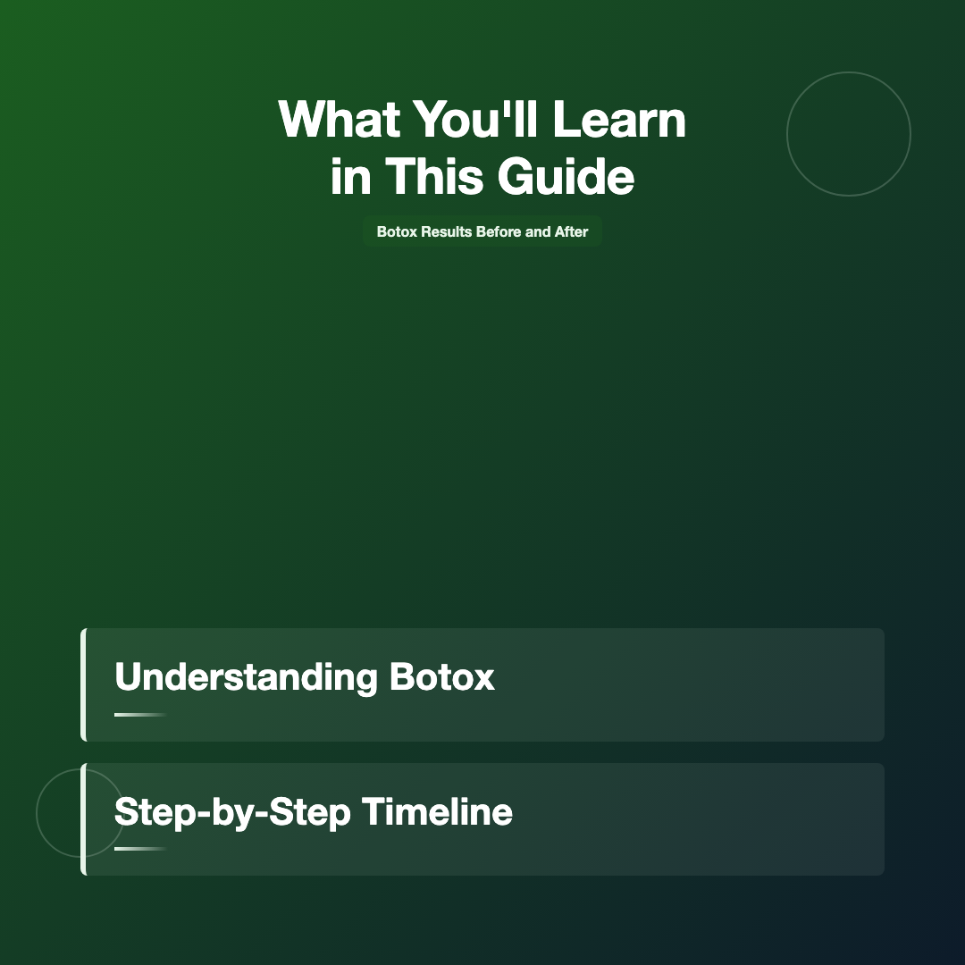What You'll Learn in This Guide - botox results before and after
