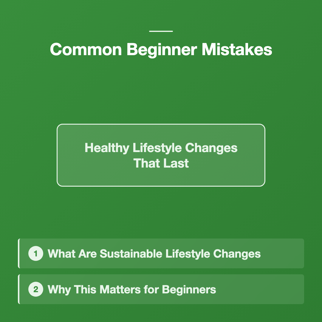 Healthy Lifestyle Changes That Last Without Burnout image 5