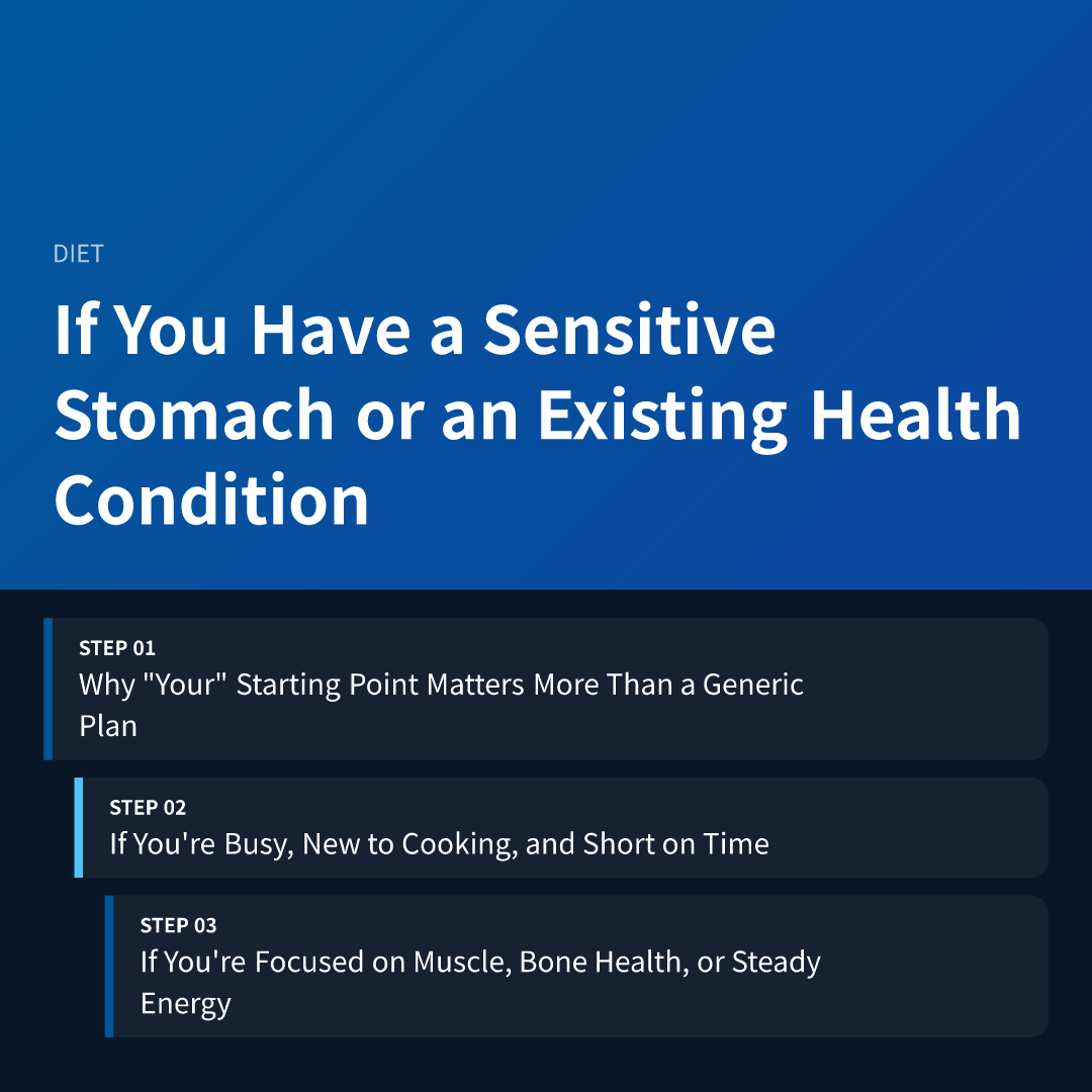 If You Have a Sensitive Stomach or an Existing Health Condition