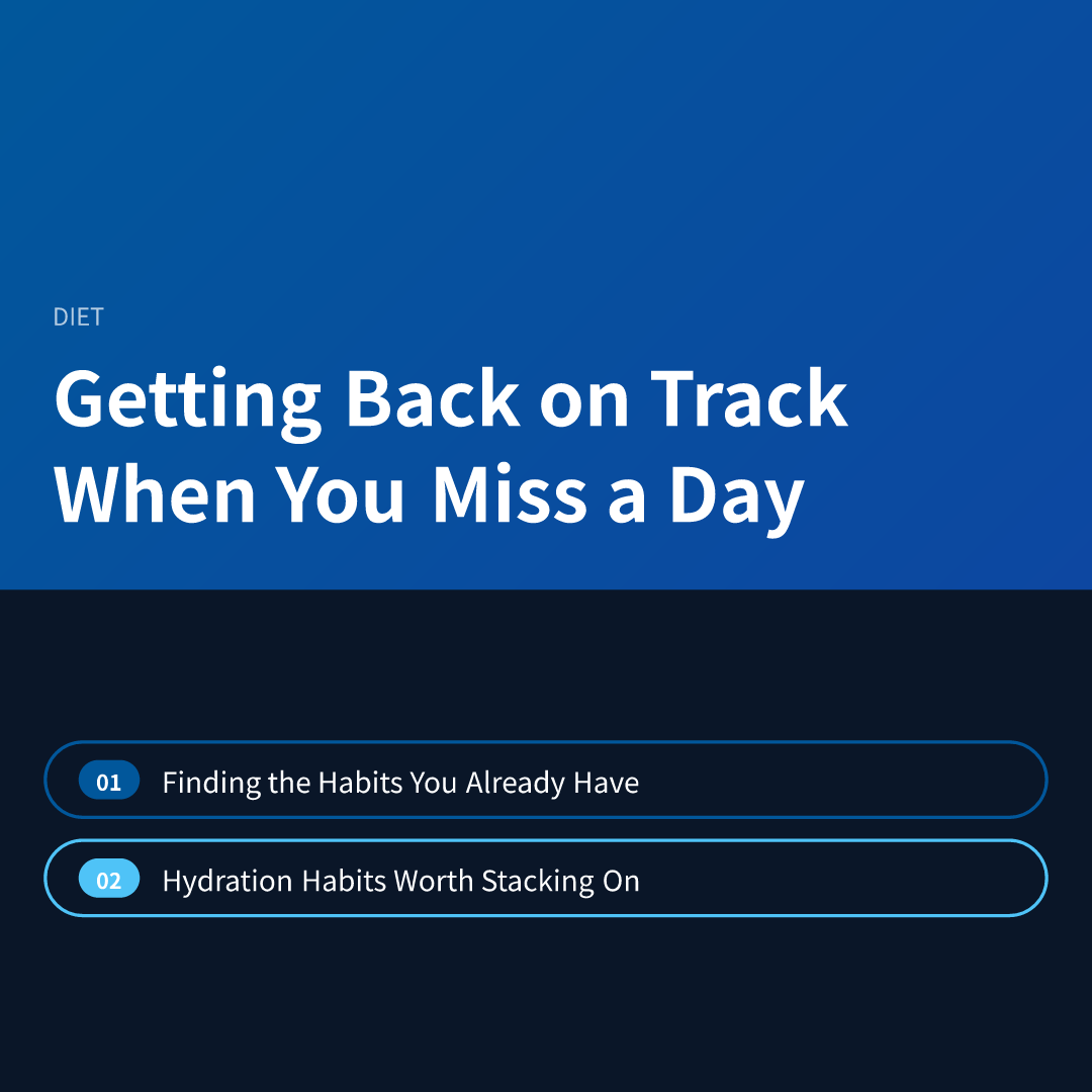 Getting Back on Track When You Miss a Day