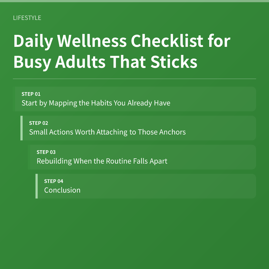 Daily Wellness Checklist for Busy Adults That Sticks - daily wellness checklist for busy adults