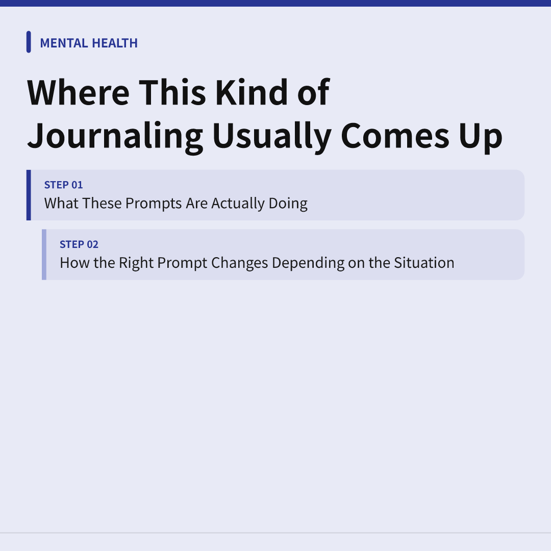 Where This Kind of Journaling Usually Comes Up - journaling prompts for stress relief