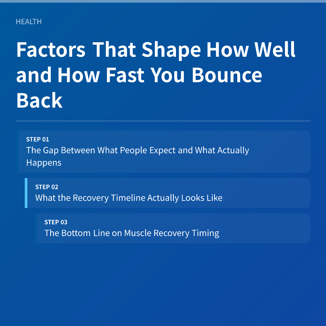 Factors That Shape How Well and How Fast You Bounce Back
