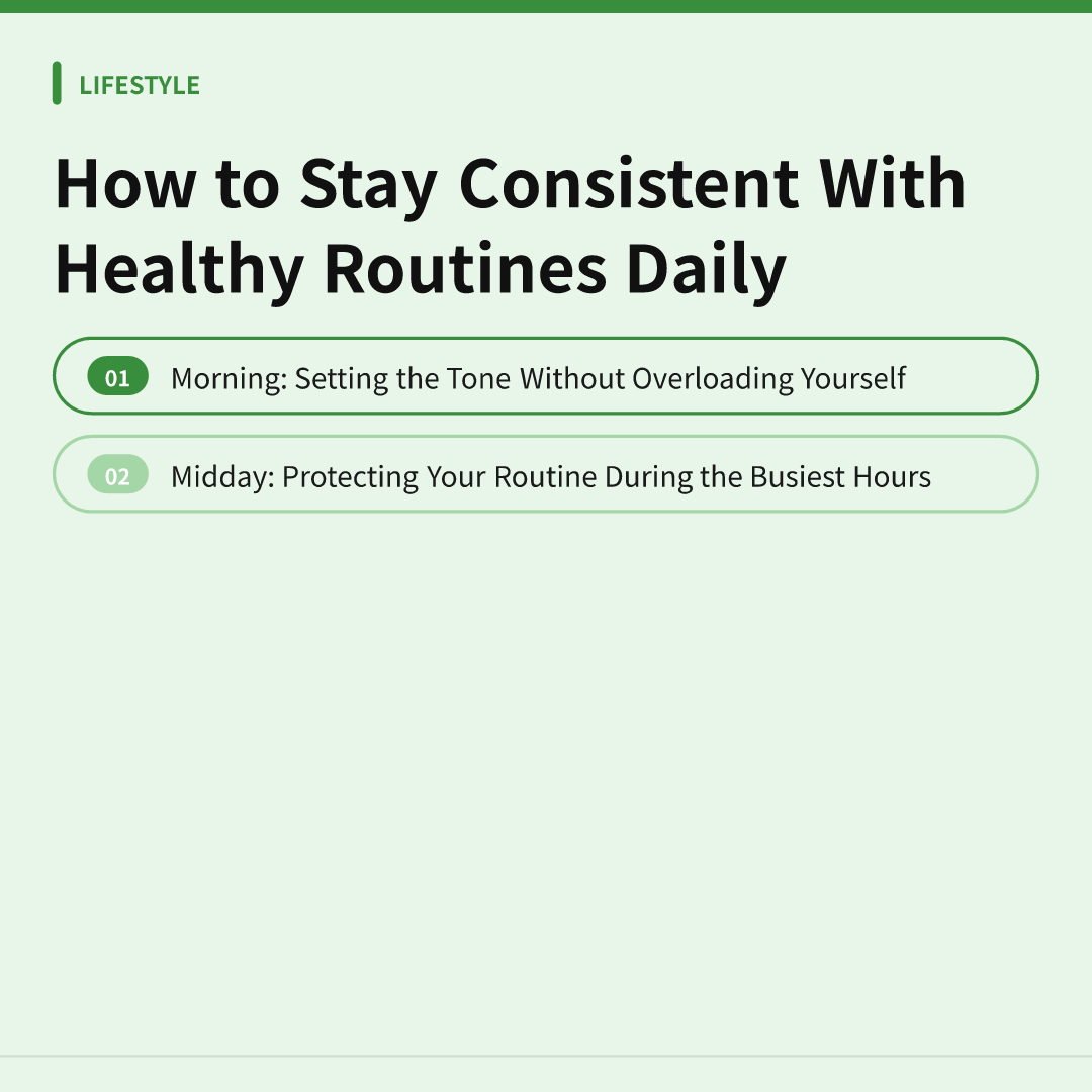 How to Stay Consistent With Healthy Routines Daily image 5