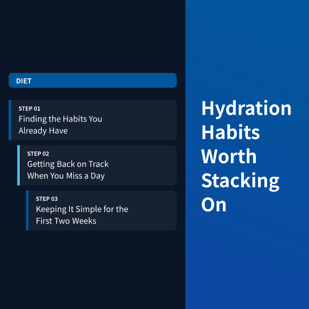 Hydration Habits Worth Stacking On