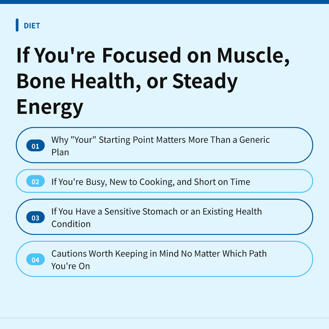 If You're Focused on Muscle, Bone Health, or Steady Energy