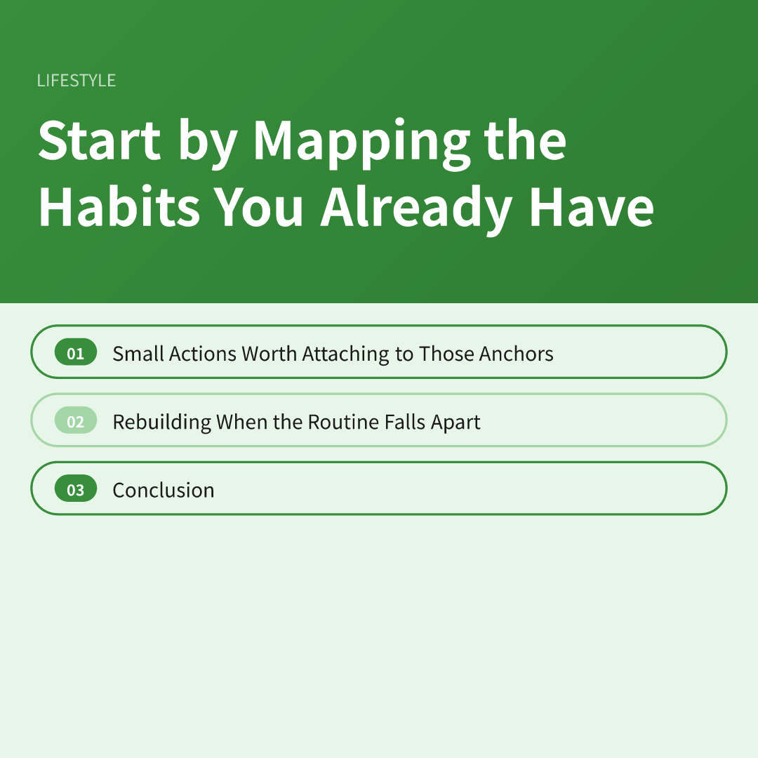 Start by Mapping the Habits You Already Have