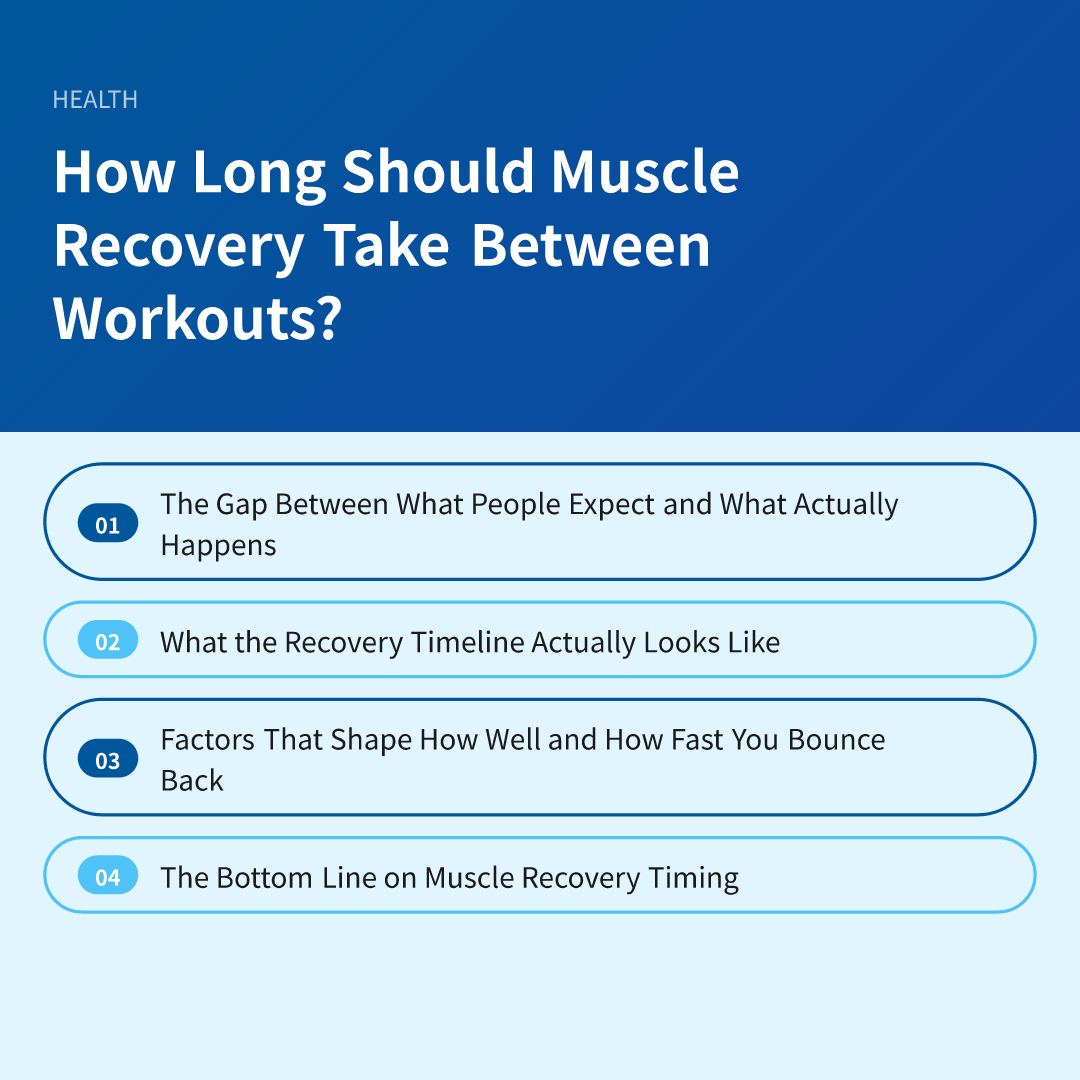 How Long Should Muscle Recovery Take Between Workouts? - how long should muscle recovery take between workouts