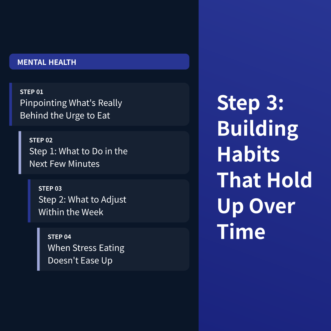 Step 3: Building Habits That Hold Up Over Time