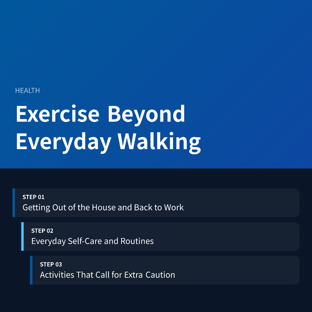 Exercise Beyond Everyday Walking