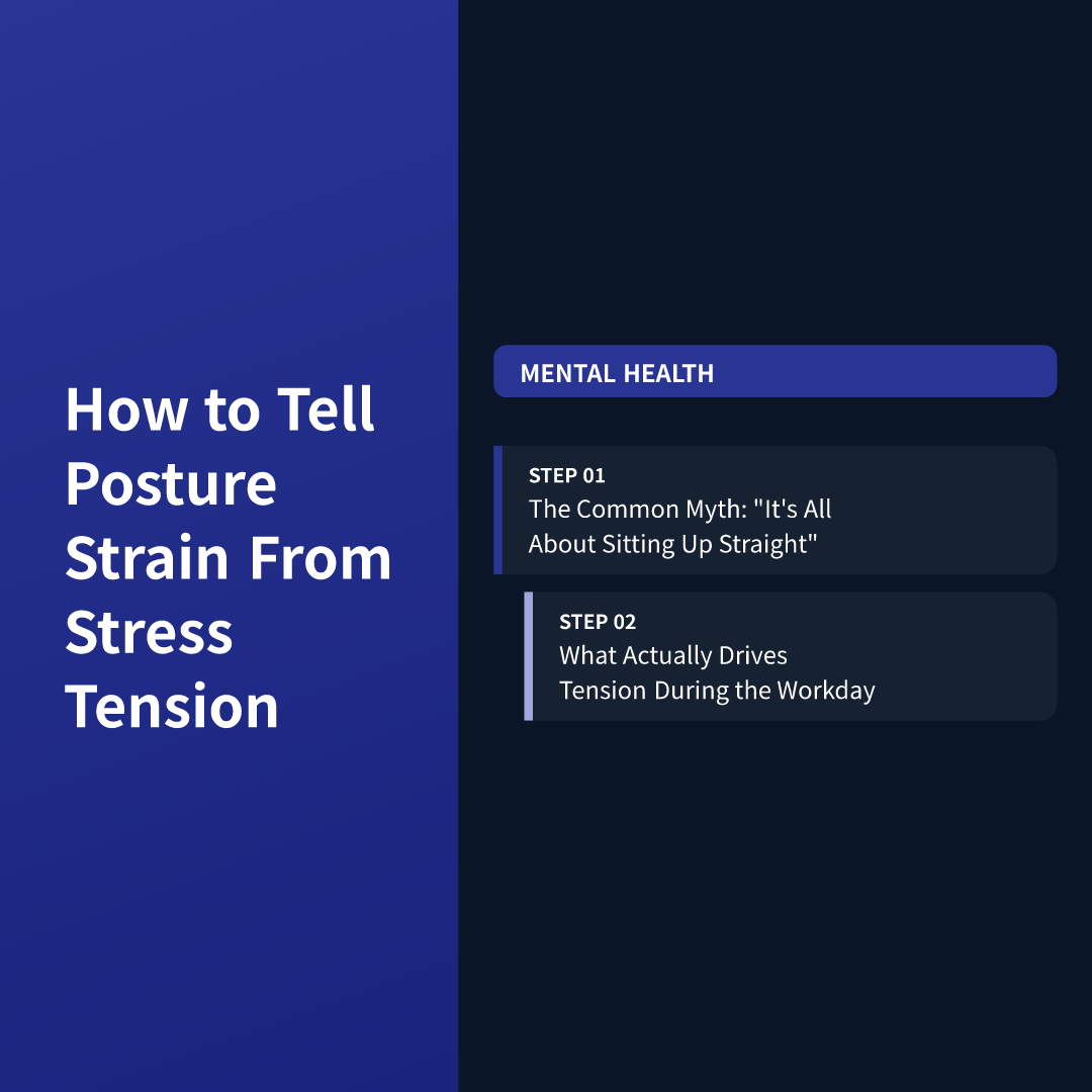 How to Tell Posture Strain From Stress Tension