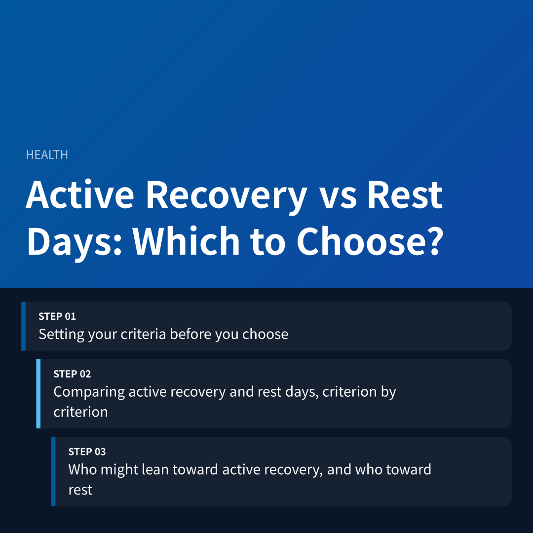 Active Recovery vs Rest Days: Which to Choose? - active recovery vs rest days which to choose
