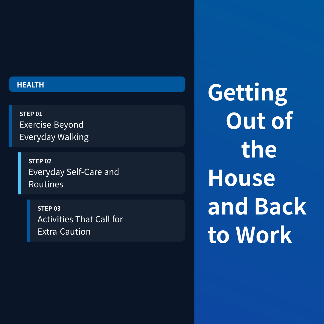 Getting Out of the House and Back to Work