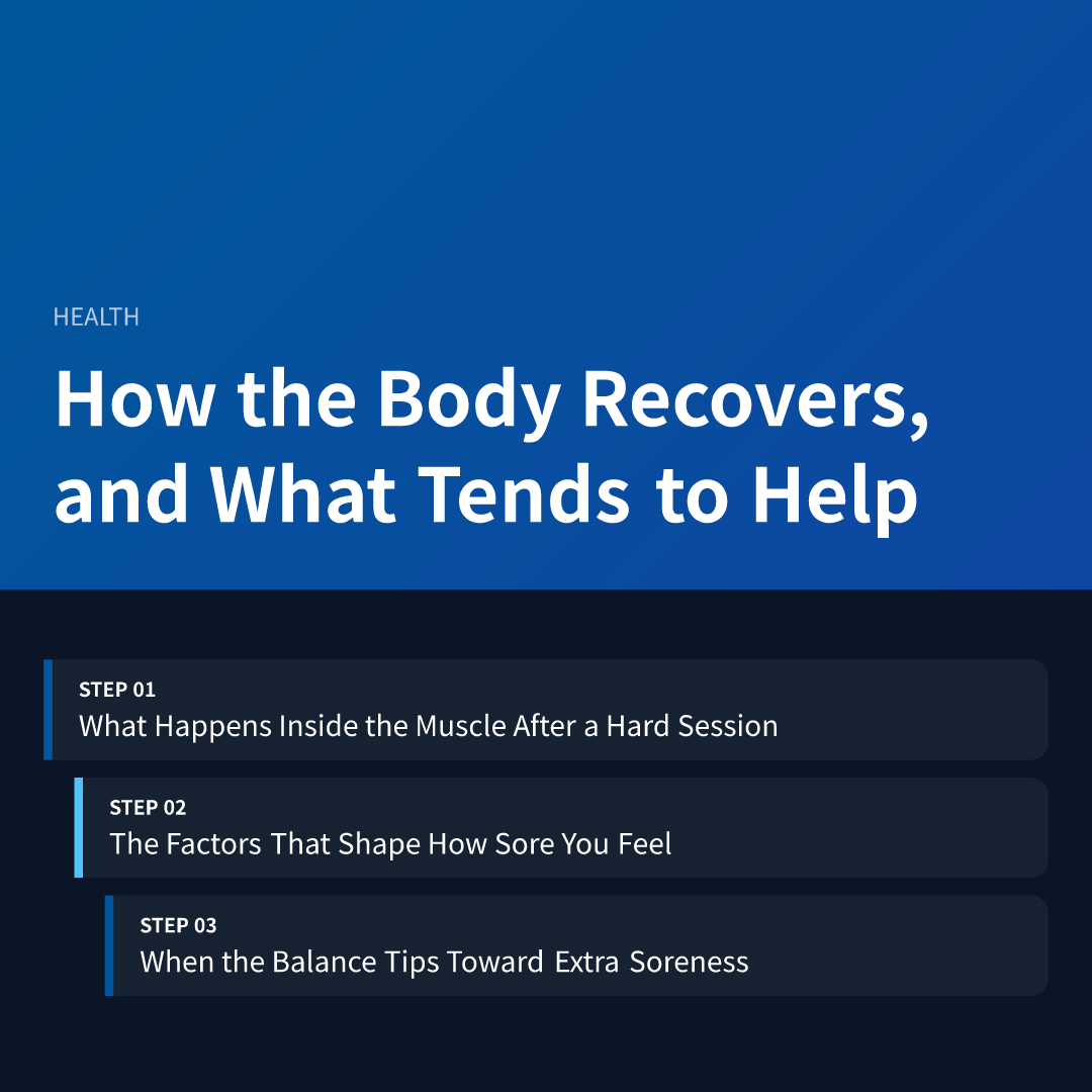 How the Body Recovers, and What Tends to Help